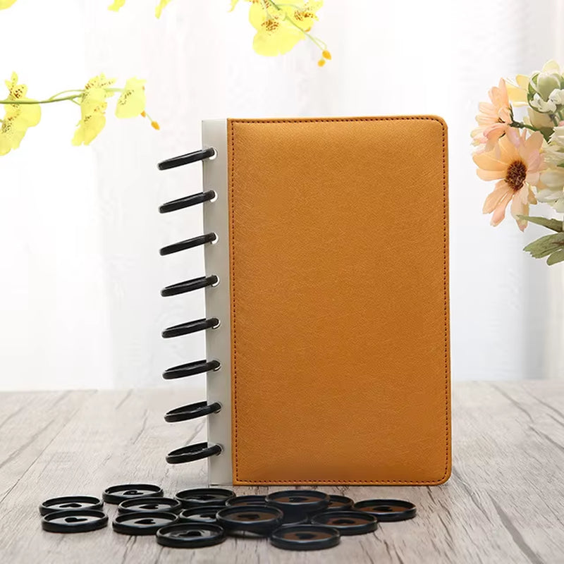 Disc Binding Buckle Notebook Binding Ring Loose-Leaf Button Mushroom Hole Hand Book Accessories Binder Rings A5 Binder