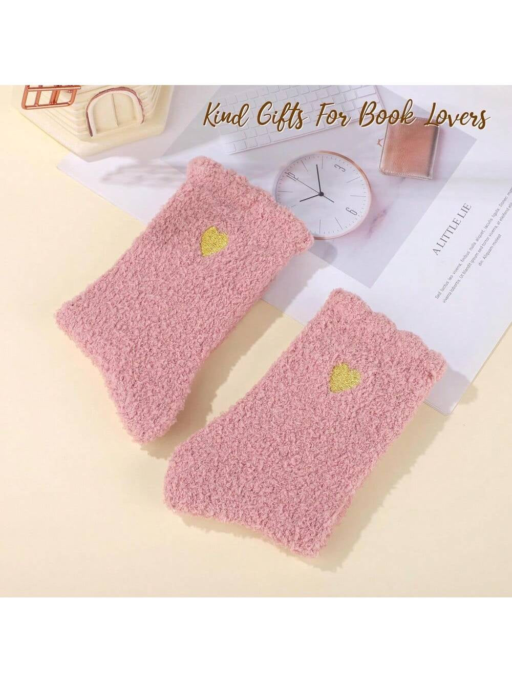 Book Lovers Gifts, Book Accessories Bookish Gifts for Women, Christmas Gift for Readers Author Set of 4