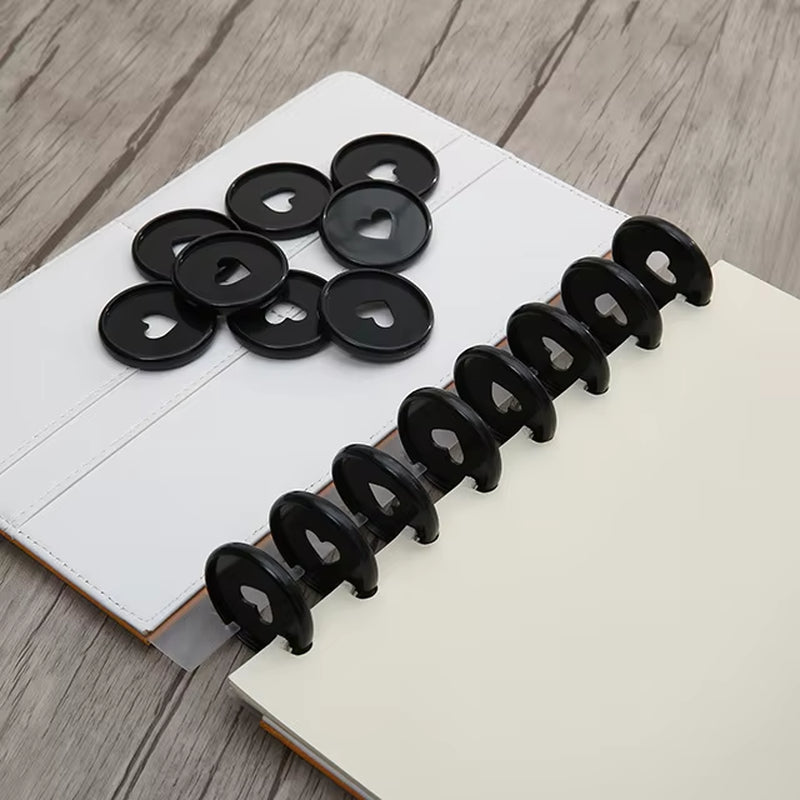 Disc Binding Buckle Notebook Binding Ring Loose-Leaf Button Mushroom Hole Hand Book Accessories Binder Rings A5 Binder