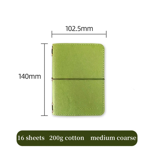 POTENTATE Cotton Pulp Watercolor Book 200G Medium Coarse Travel Sketch Book Replaceable Core Portable Painting Book Art Supplies