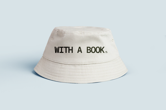 "With a book" Bucket Hat